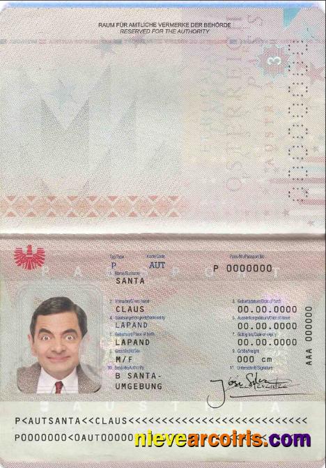 Austria passport